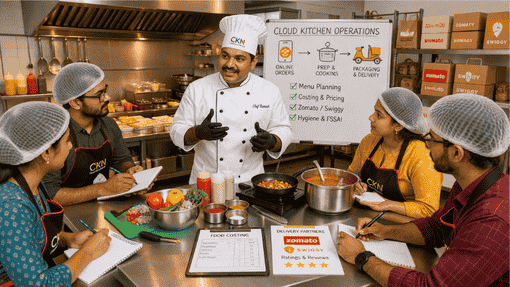 Cloud kitchen course in Mehdipatnam